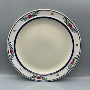 Tienshan Stoneware 10.5 inch Dinner Plate "Folk Dance" Pattern (Discontinued)